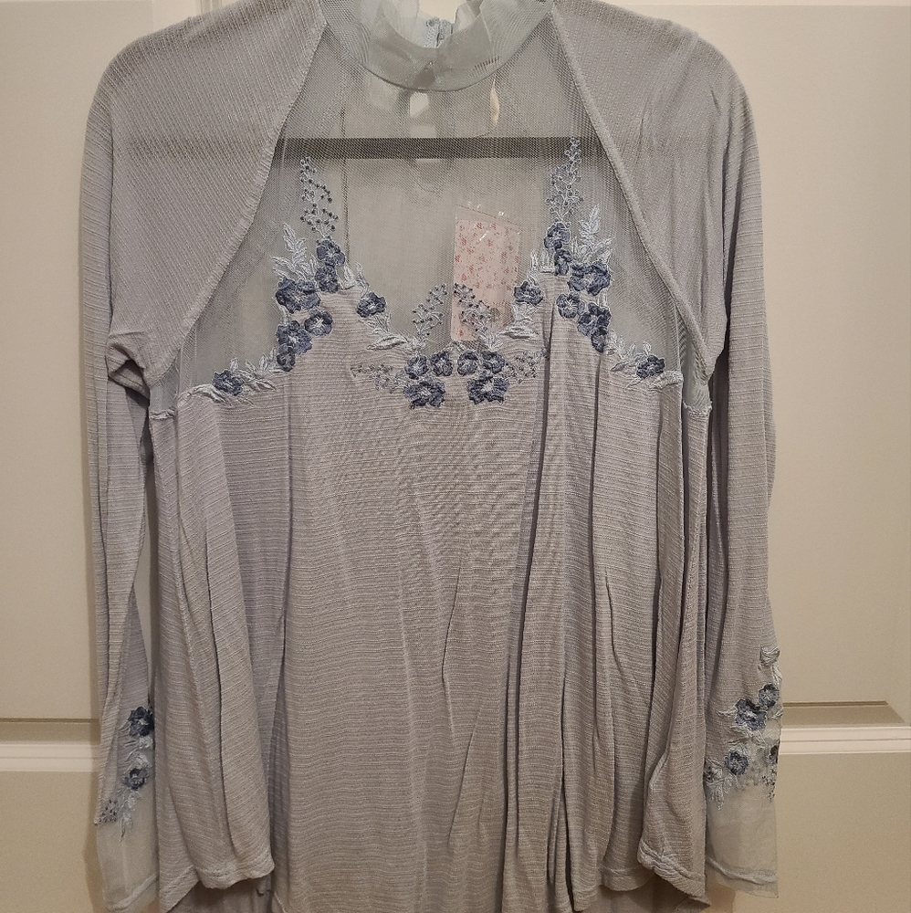 Free People blue top size small